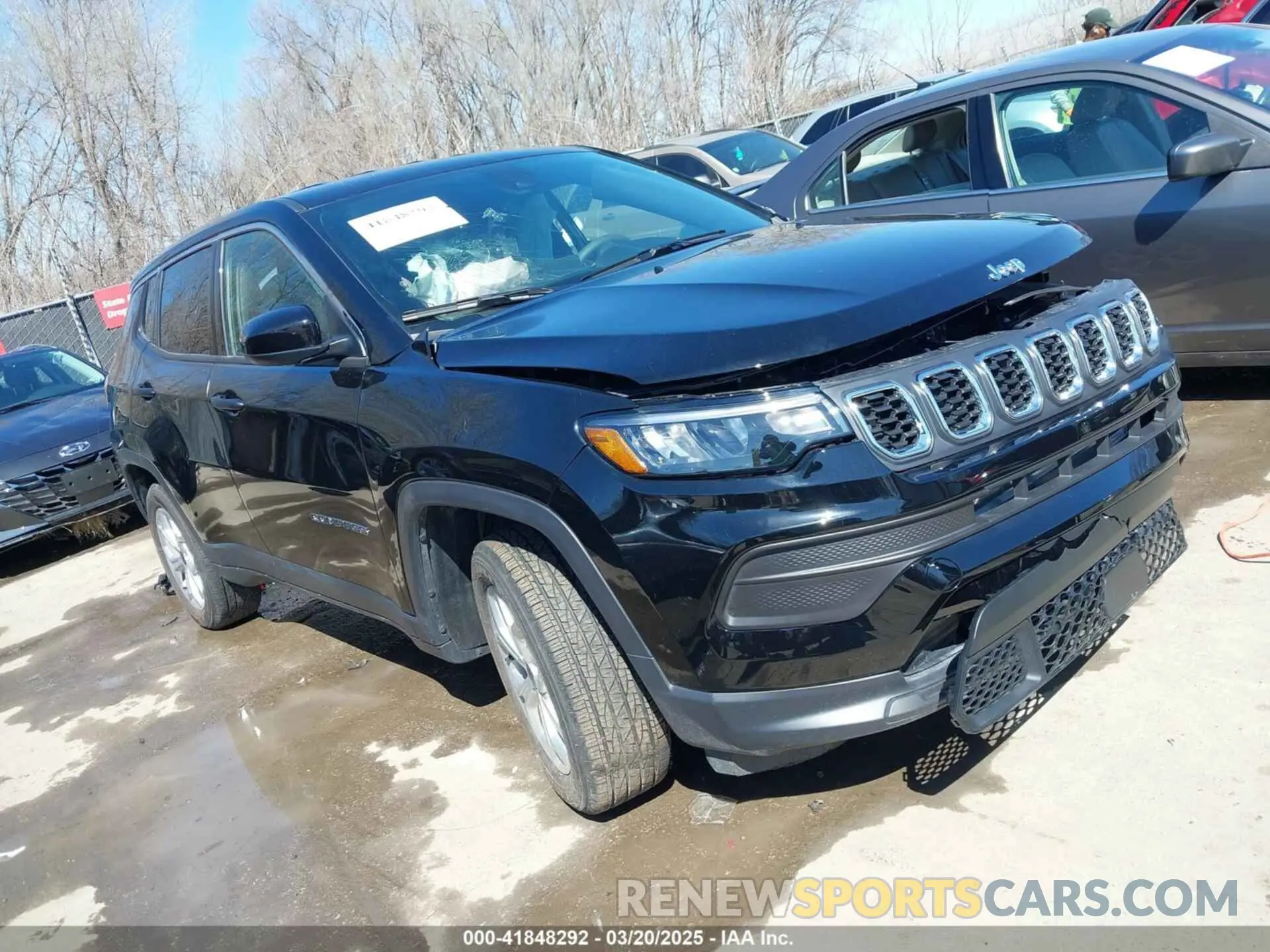 1 Photograph of a damaged car 3C4NJDAN7ST518472 JEEP COMPASS 2025