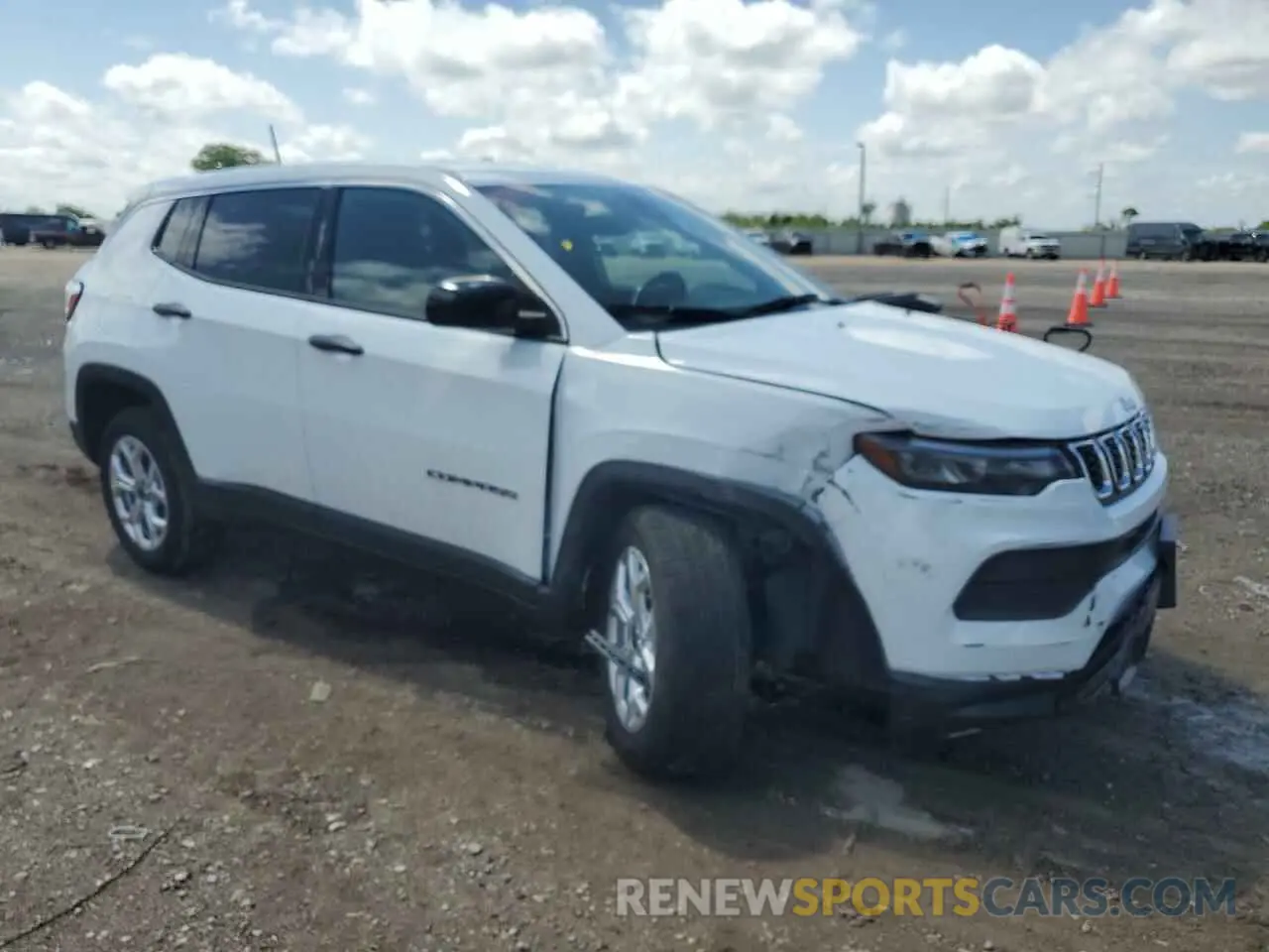 4 Photograph of a damaged car 3C4NJDAN7ST529052 JEEP COMPASS 2025