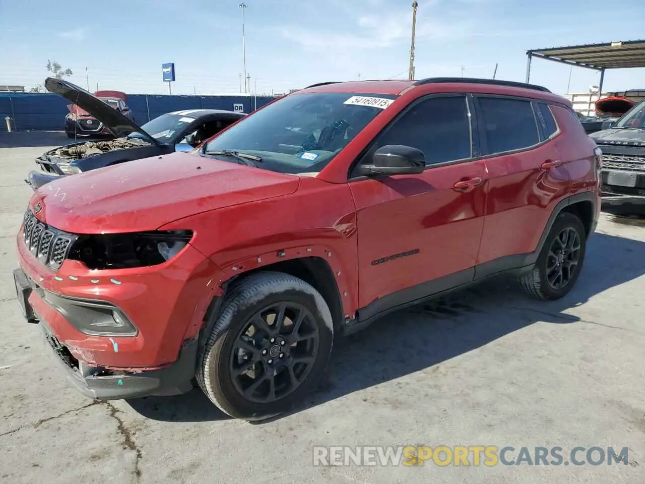 1 Photograph of a damaged car 3C4NJDBN1ST531720 JEEP COMPASS 2025