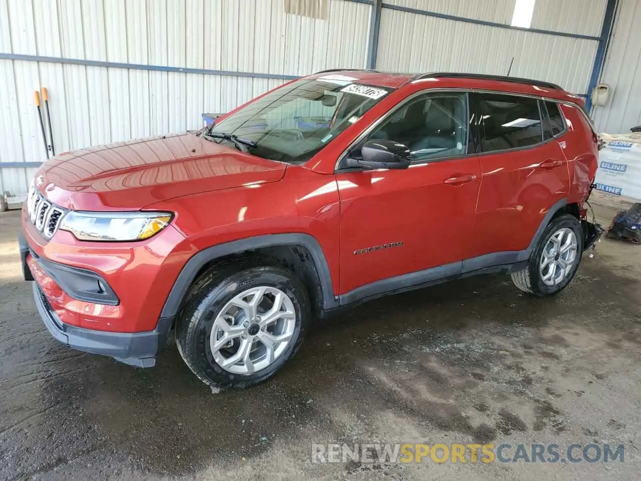 1 Photograph of a damaged car 3C4NJDBN1ST548730 JEEP COMPASS 2025