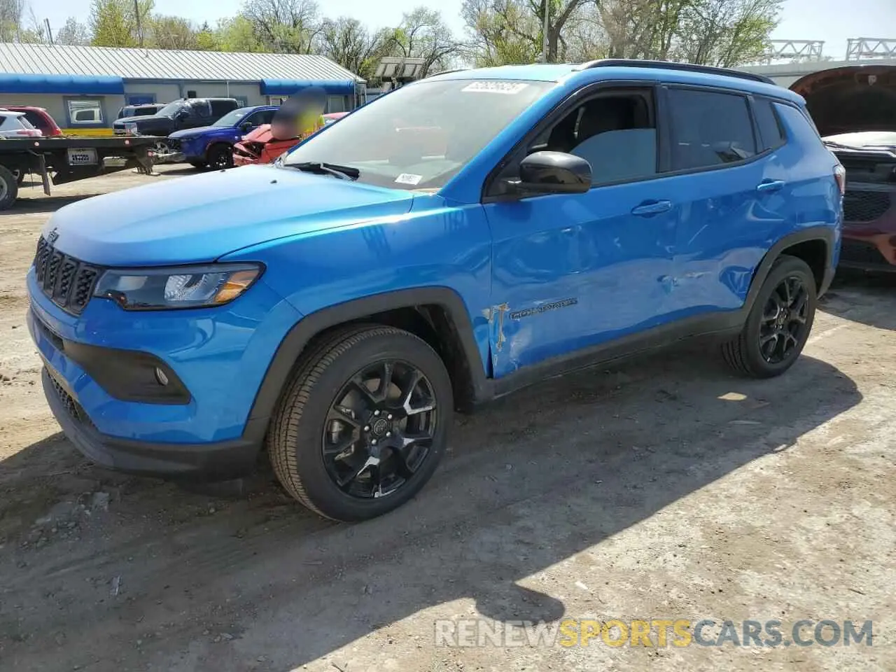 1 Photograph of a damaged car 3C4NJDBN3ST539351 JEEP COMPASS 2025