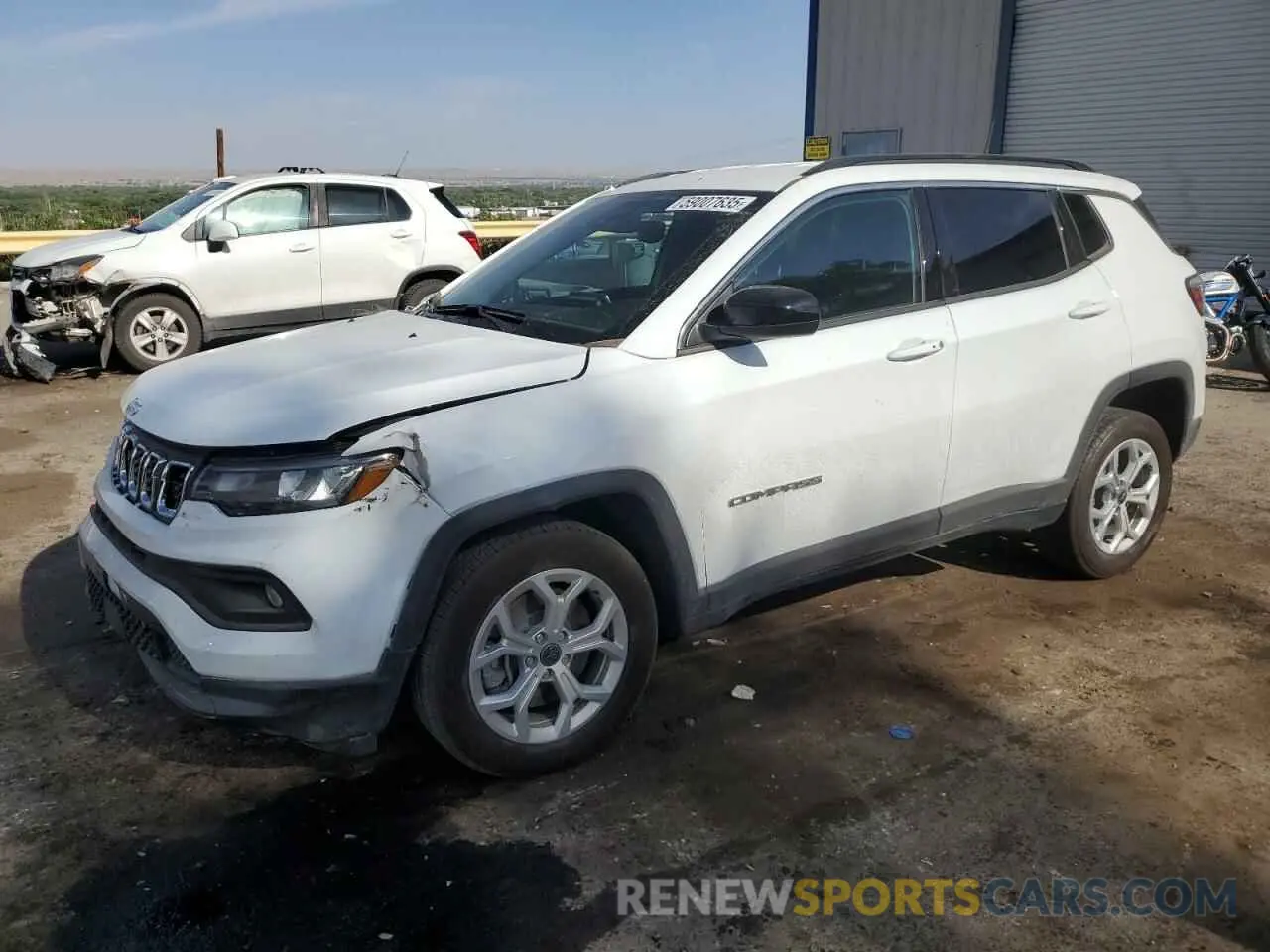 1 Photograph of a damaged car 3C4NJDBN3ST555355 JEEP COMPASS 2025