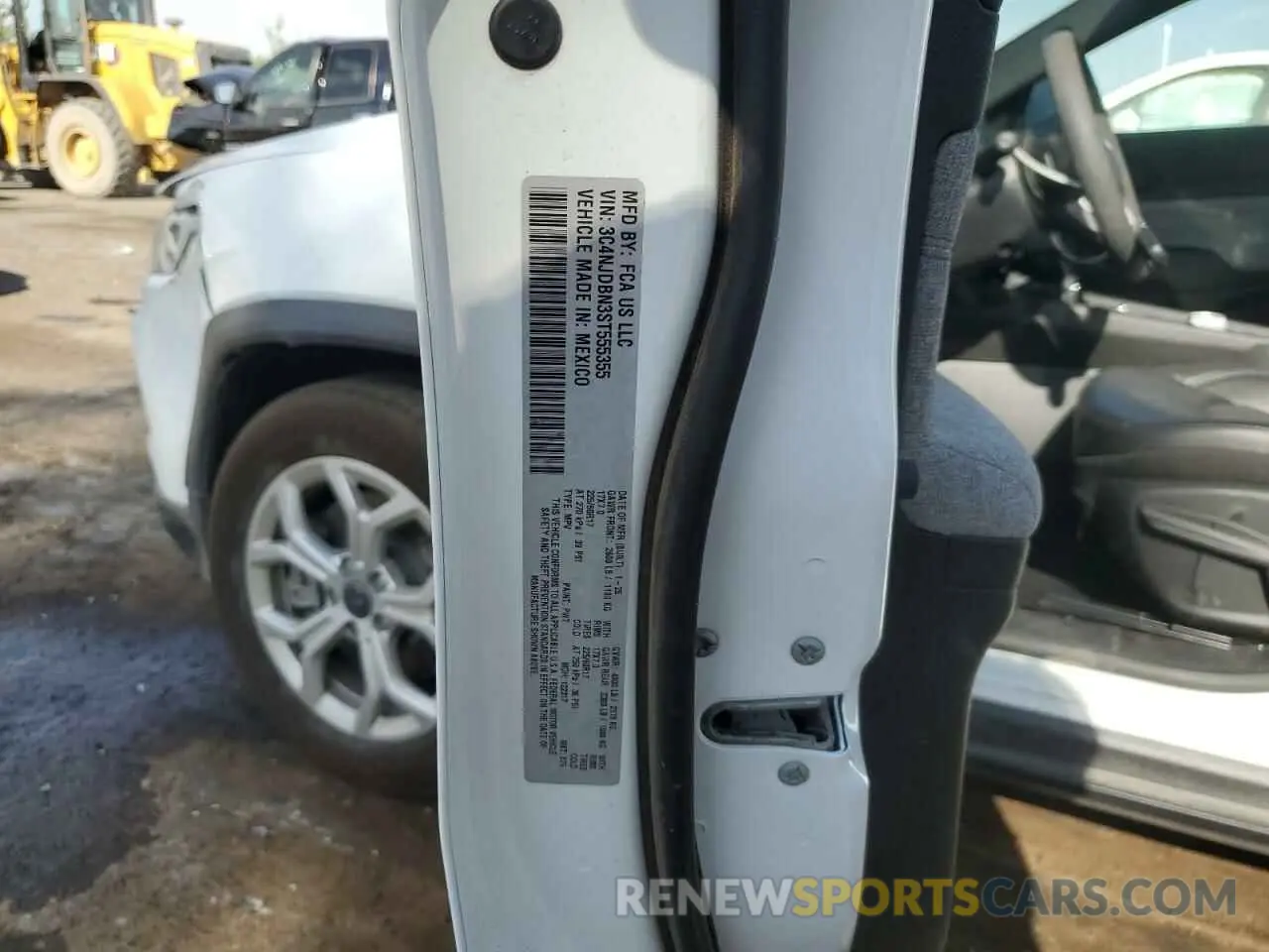 14 Photograph of a damaged car 3C4NJDBN3ST555355 JEEP COMPASS 2025