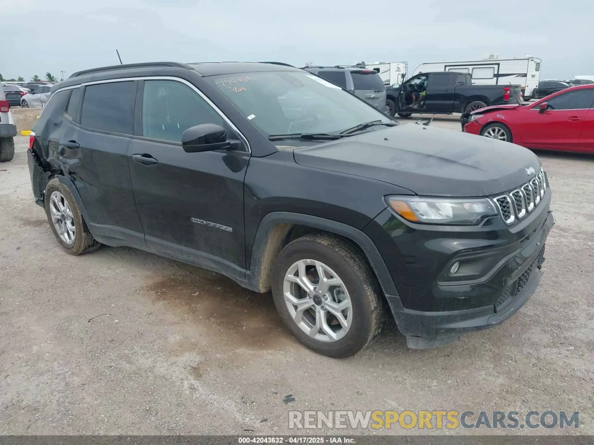 1 Photograph of a damaged car 3C4NJDBN3ST561740 JEEP COMPASS 2025