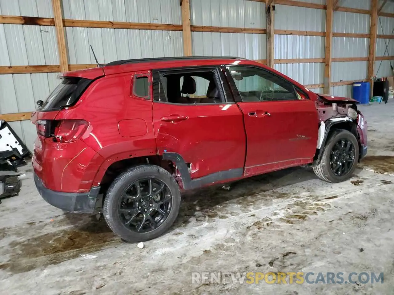 3 Photograph of a damaged car 3C4NJDBN6ST504402 JEEP COMPASS 2025