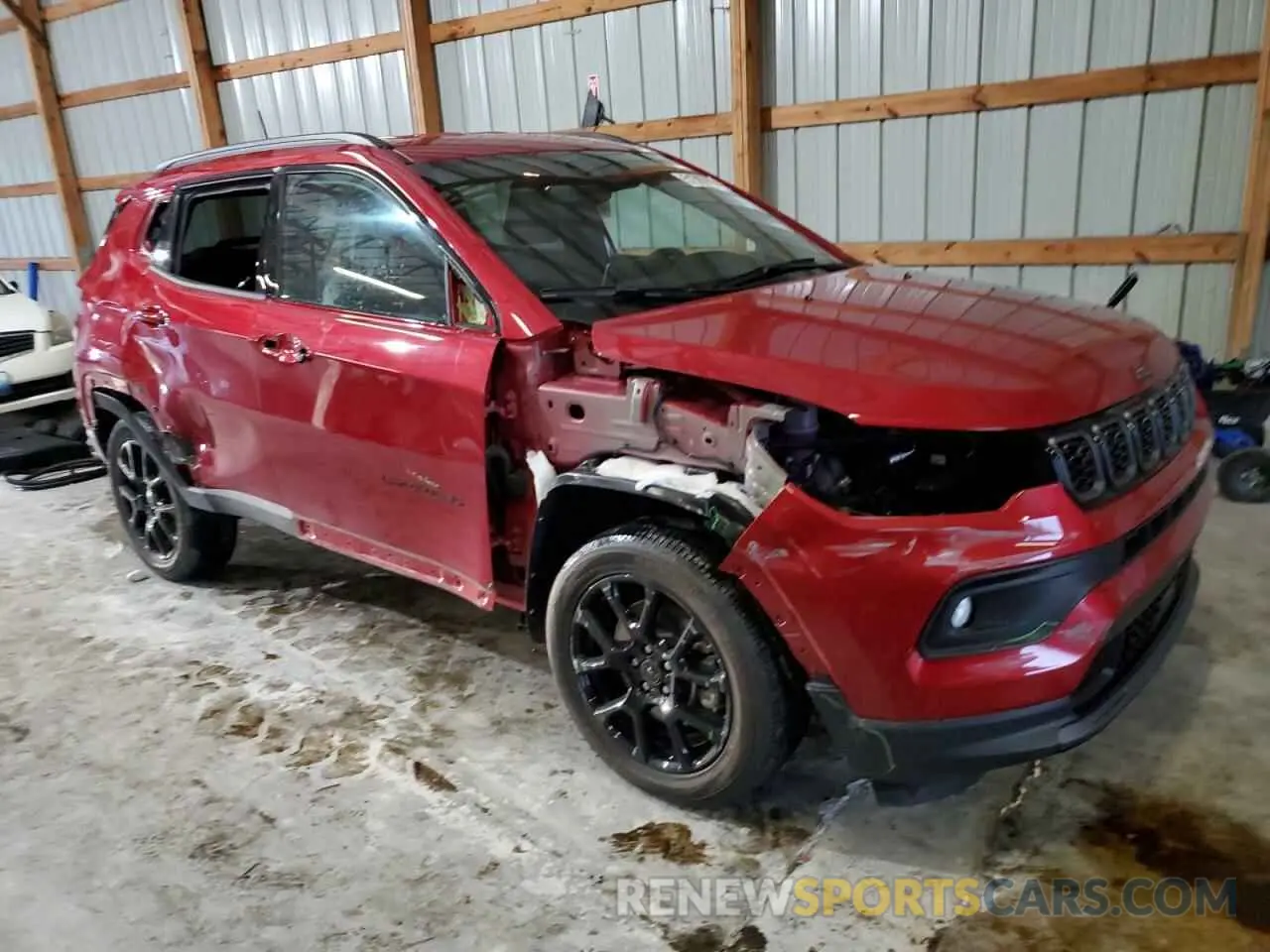 4 Photograph of a damaged car 3C4NJDBN6ST504402 JEEP COMPASS 2025