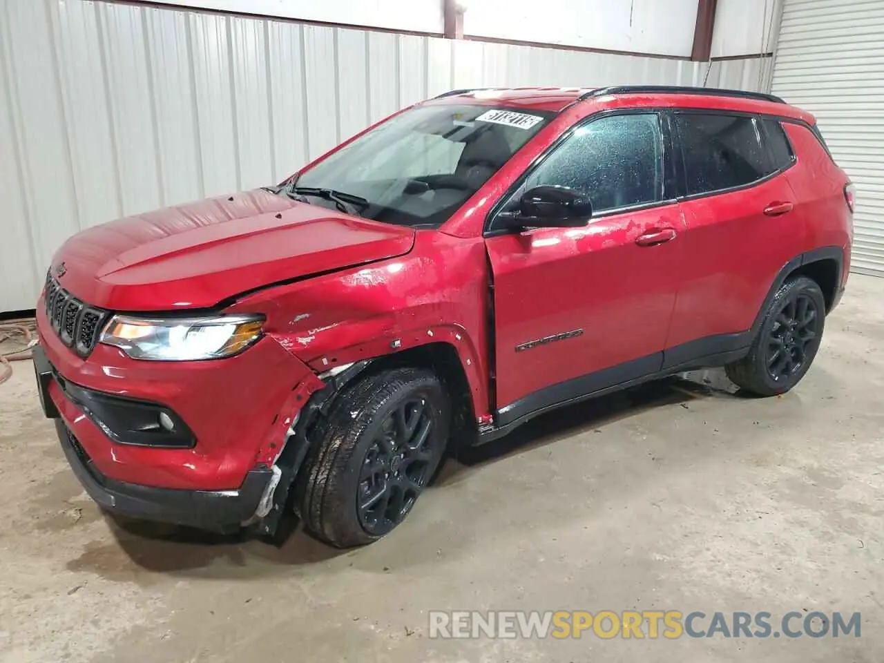 1 Photograph of a damaged car 3C4NJDBN6ST516792 JEEP COMPASS 2025