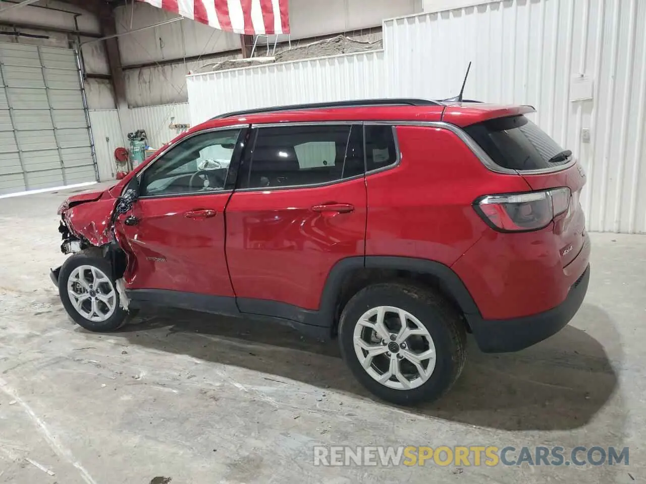 2 Photograph of a damaged car 3C4NJDBN6ST549176 JEEP COMPASS 2025