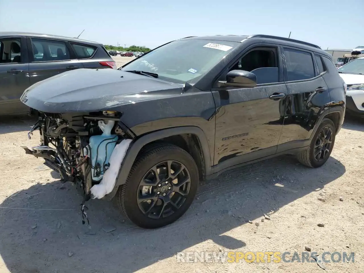 1 Photograph of a damaged car 3C4NJDBN7ST537103 JEEP COMPASS 2025