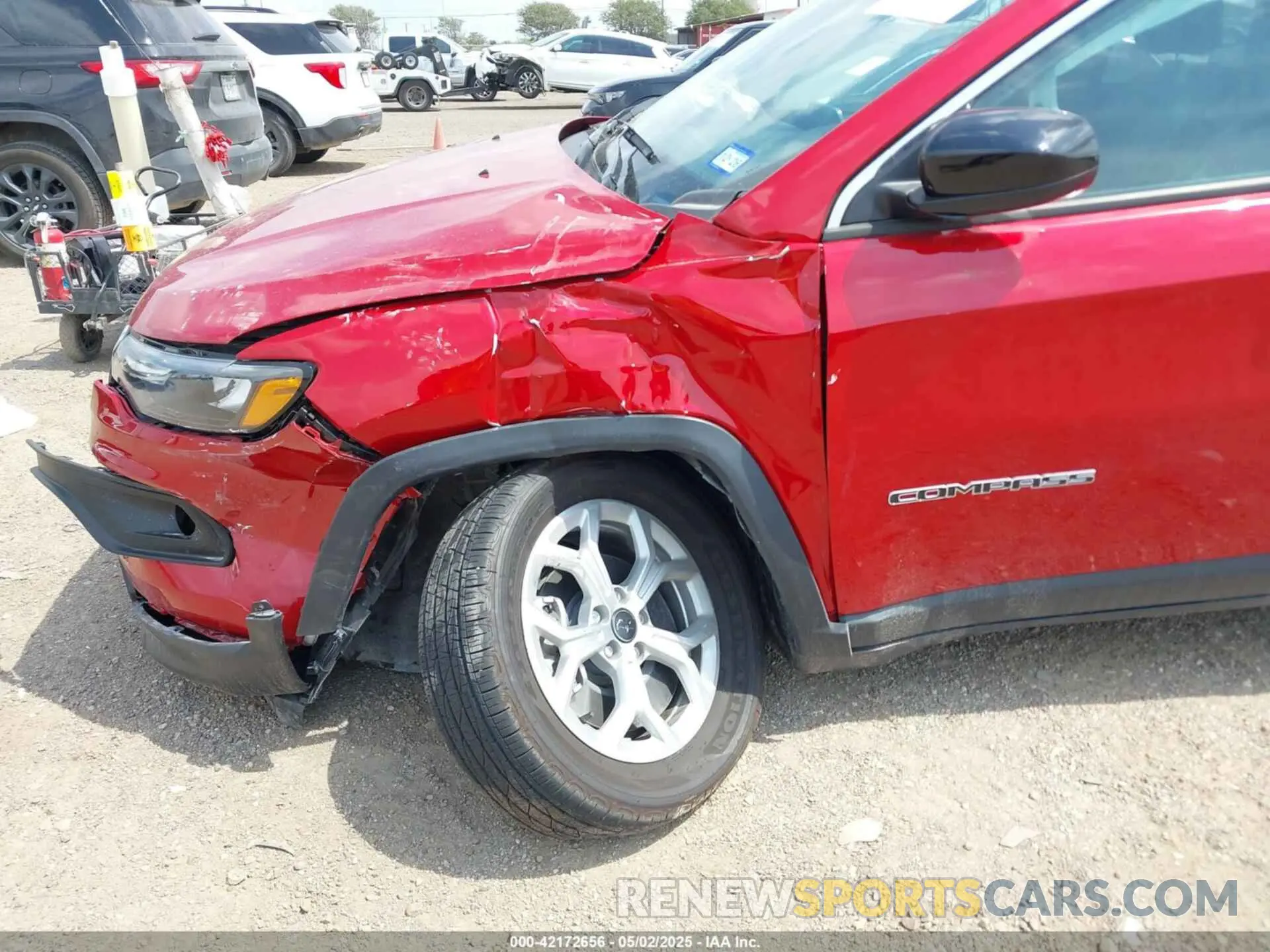 6 Photograph of a damaged car 3C4NJDBN8ST515983 JEEP COMPASS 2025