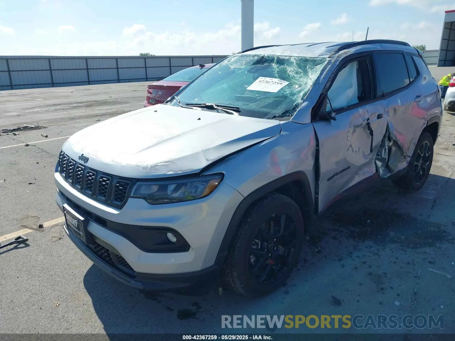 2 Photograph of a damaged car 3C4NJDBN8ST541659 JEEP COMPASS 2025