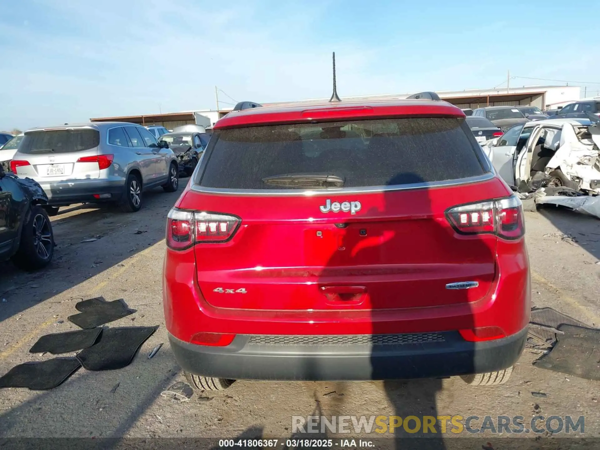 17 Photograph of a damaged car 3C4NJDBN9ST553240 JEEP COMPASS 2025