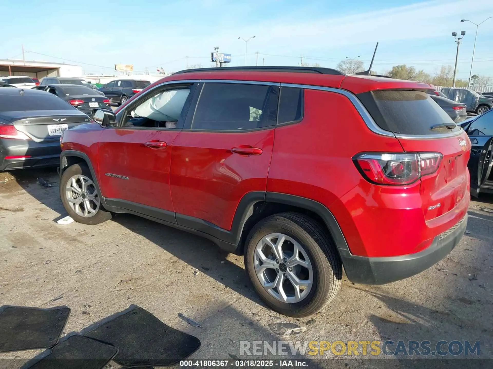 3 Photograph of a damaged car 3C4NJDBN9ST553240 JEEP COMPASS 2025