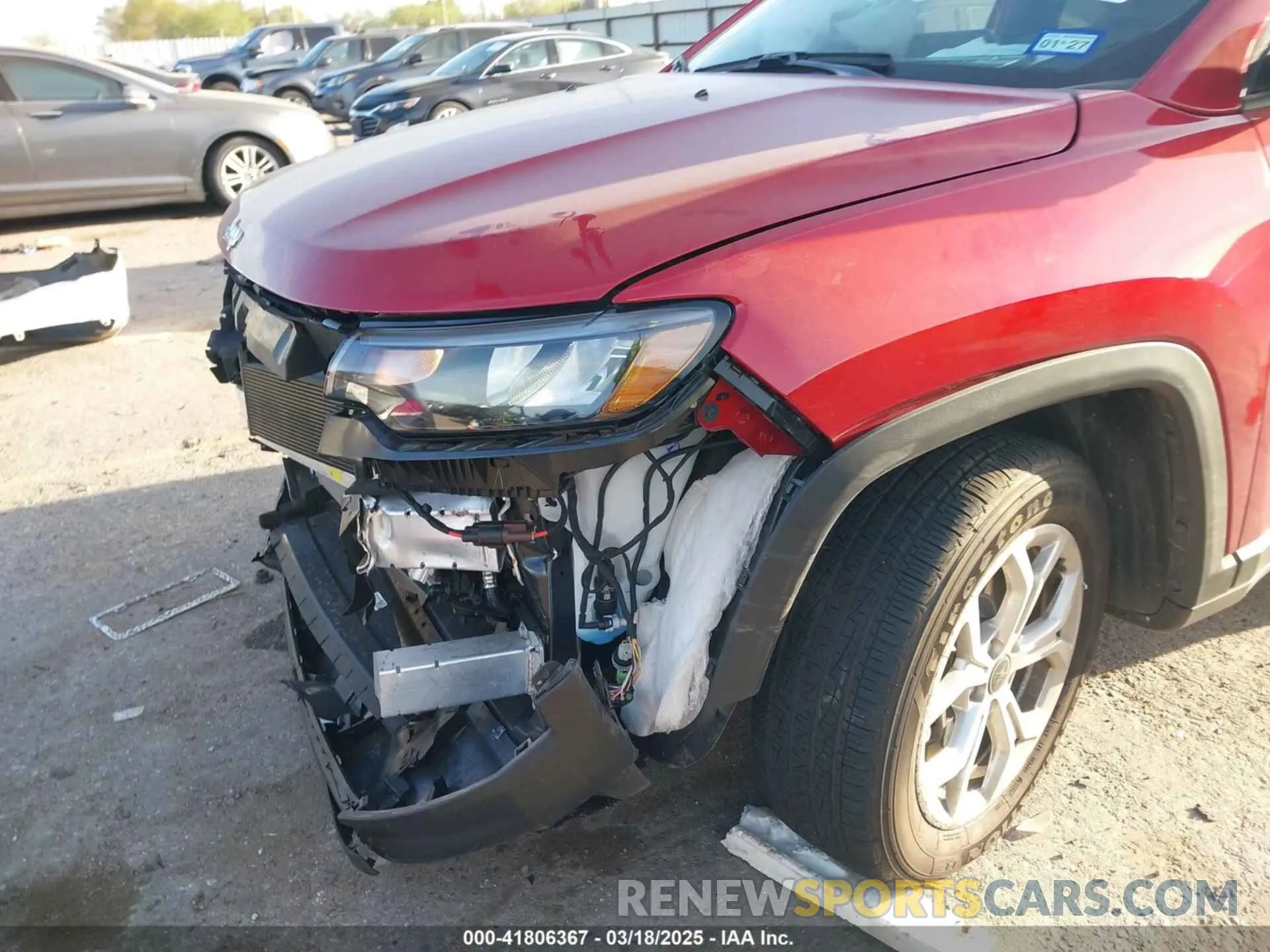 6 Photograph of a damaged car 3C4NJDBN9ST553240 JEEP COMPASS 2025