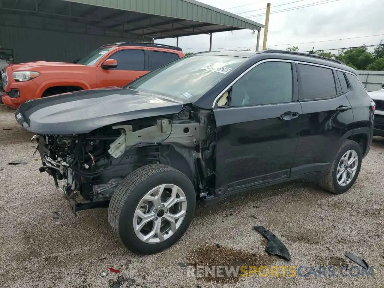 1 Photograph of a damaged car 3C4NJDBNXST524989 JEEP COMPASS 2025
