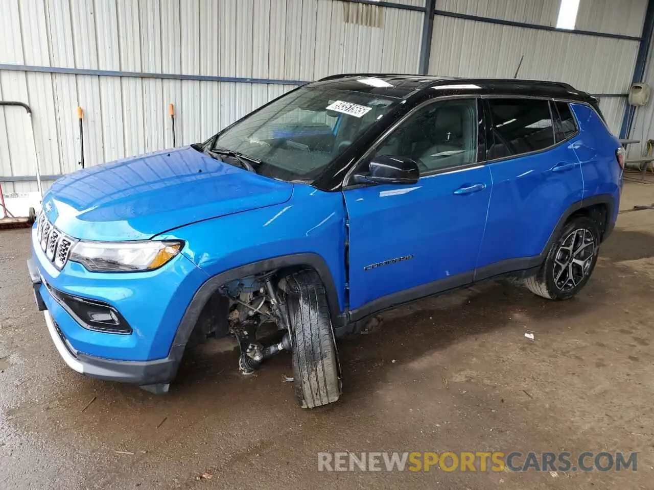 1 Photograph of a damaged car 3C4NJDCN1ST513751 JEEP COMPASS 2025