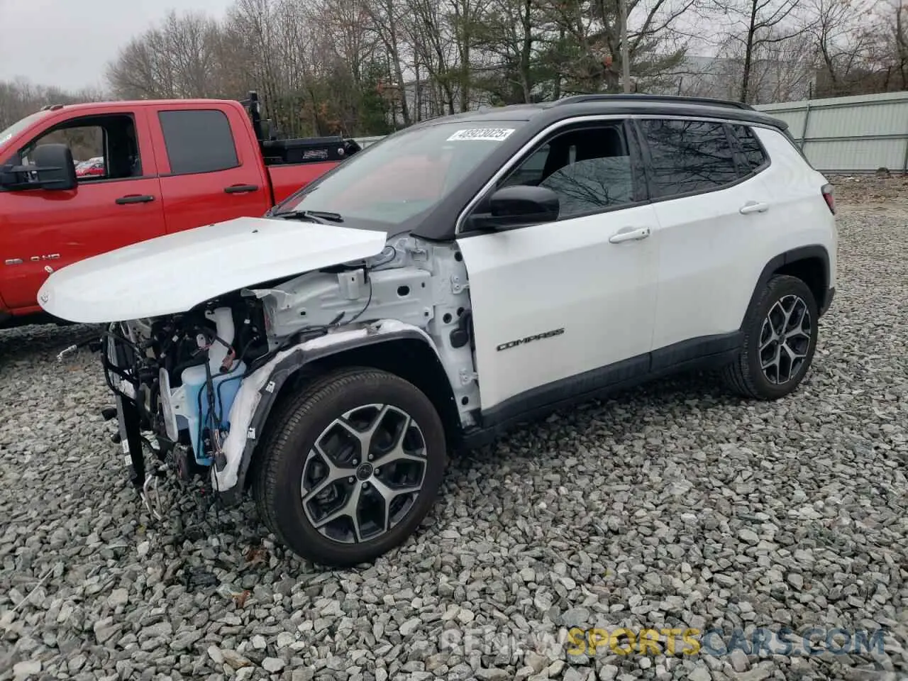 1 Photograph of a damaged car 3C4NJDCN2ST501205 JEEP COMPASS 2025