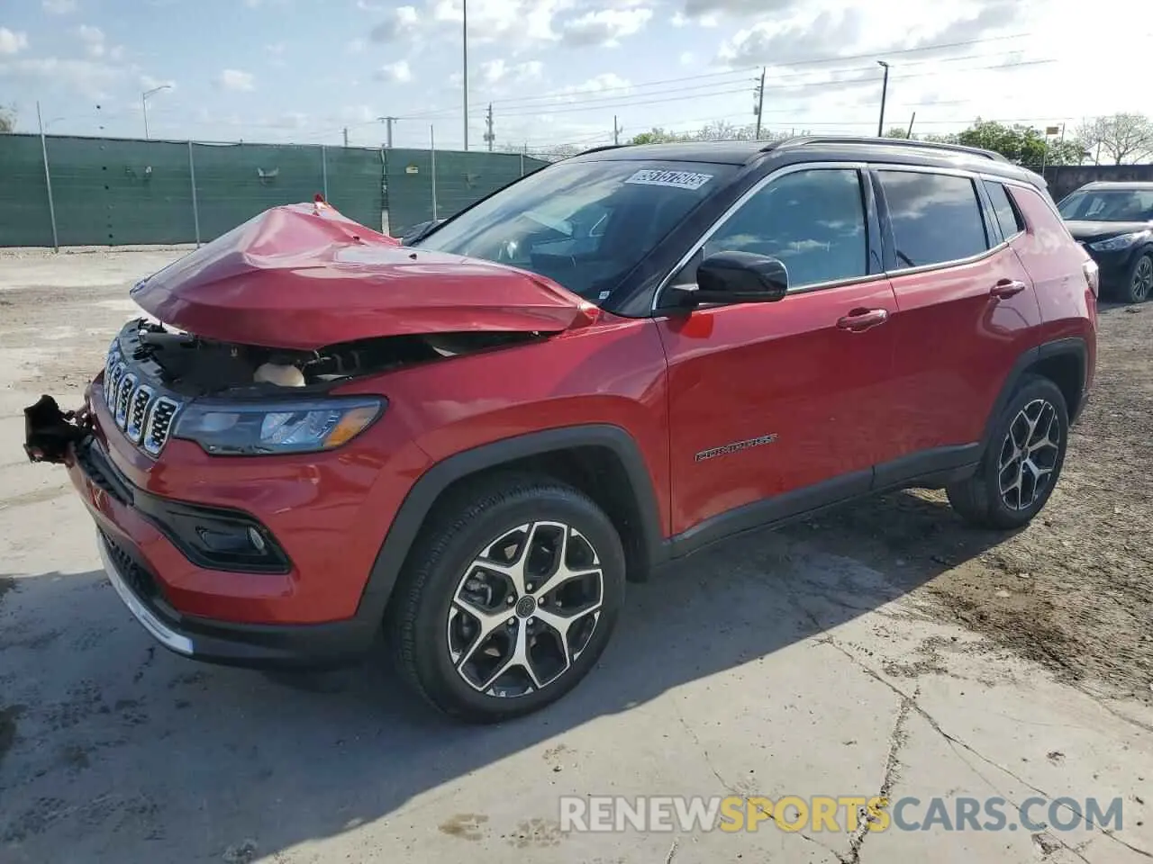 1 Photograph of a damaged car 3C4NJDCN2ST521728 JEEP COMPASS 2025
