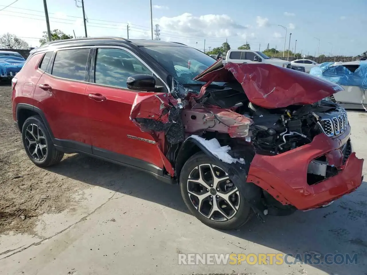 4 Photograph of a damaged car 3C4NJDCN2ST521728 JEEP COMPASS 2025