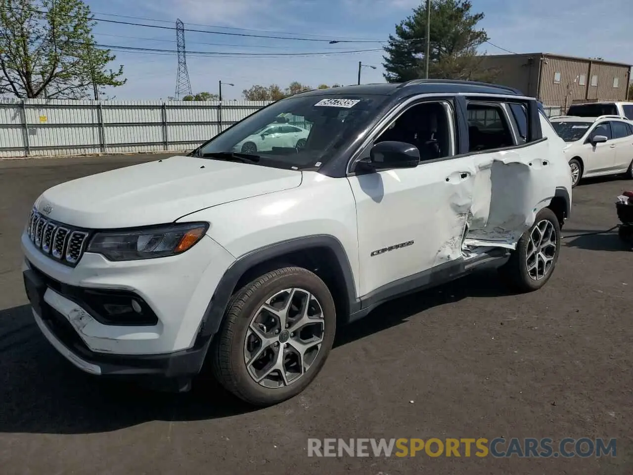1 Photograph of a damaged car 3C4NJDCN3ST509376 JEEP COMPASS 2025