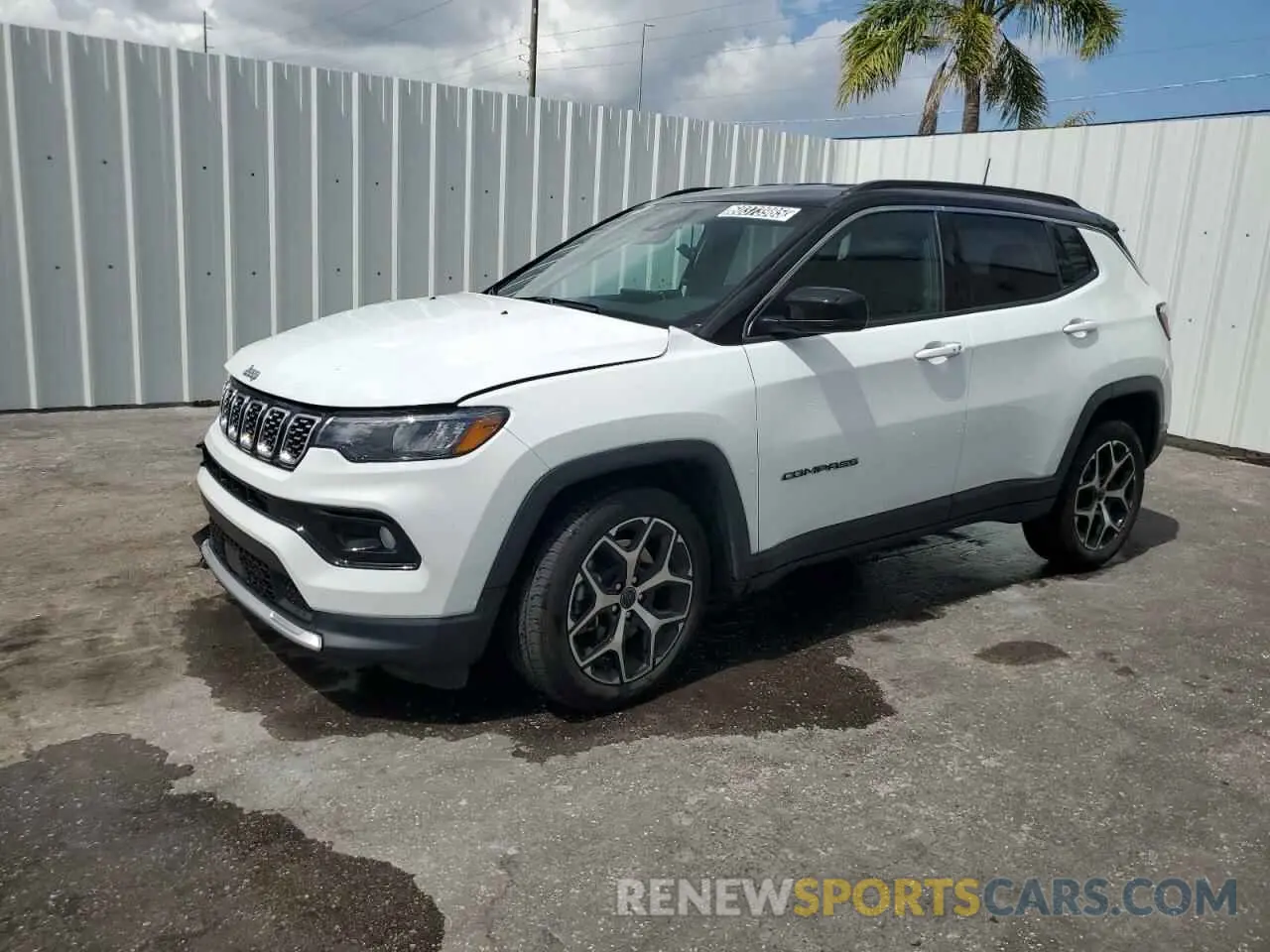 1 Photograph of a damaged car 3C4NJDCN4ST511850 JEEP COMPASS 2025