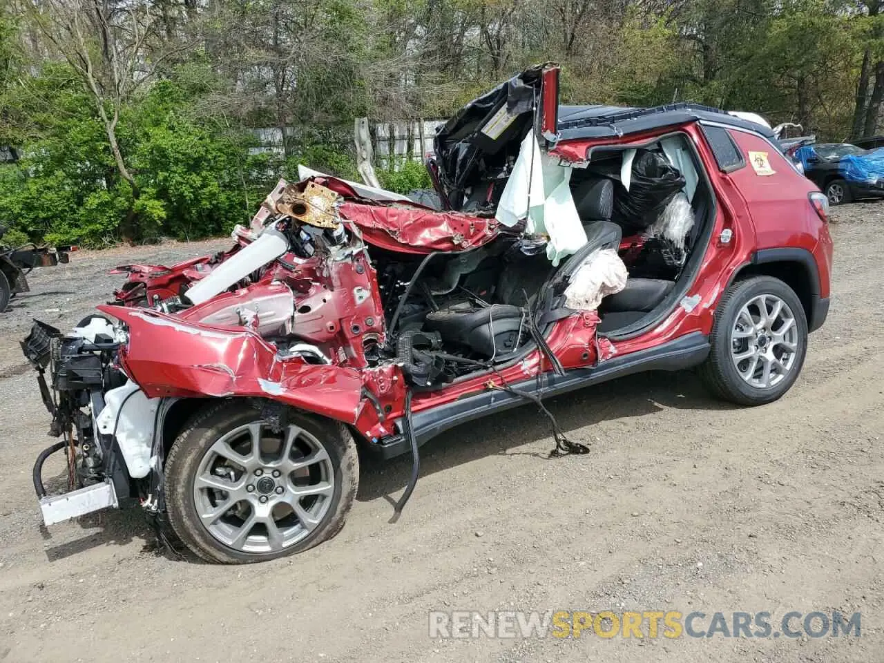 1 Photograph of a damaged car 3C4NJDCN4ST513209 JEEP COMPASS 2025