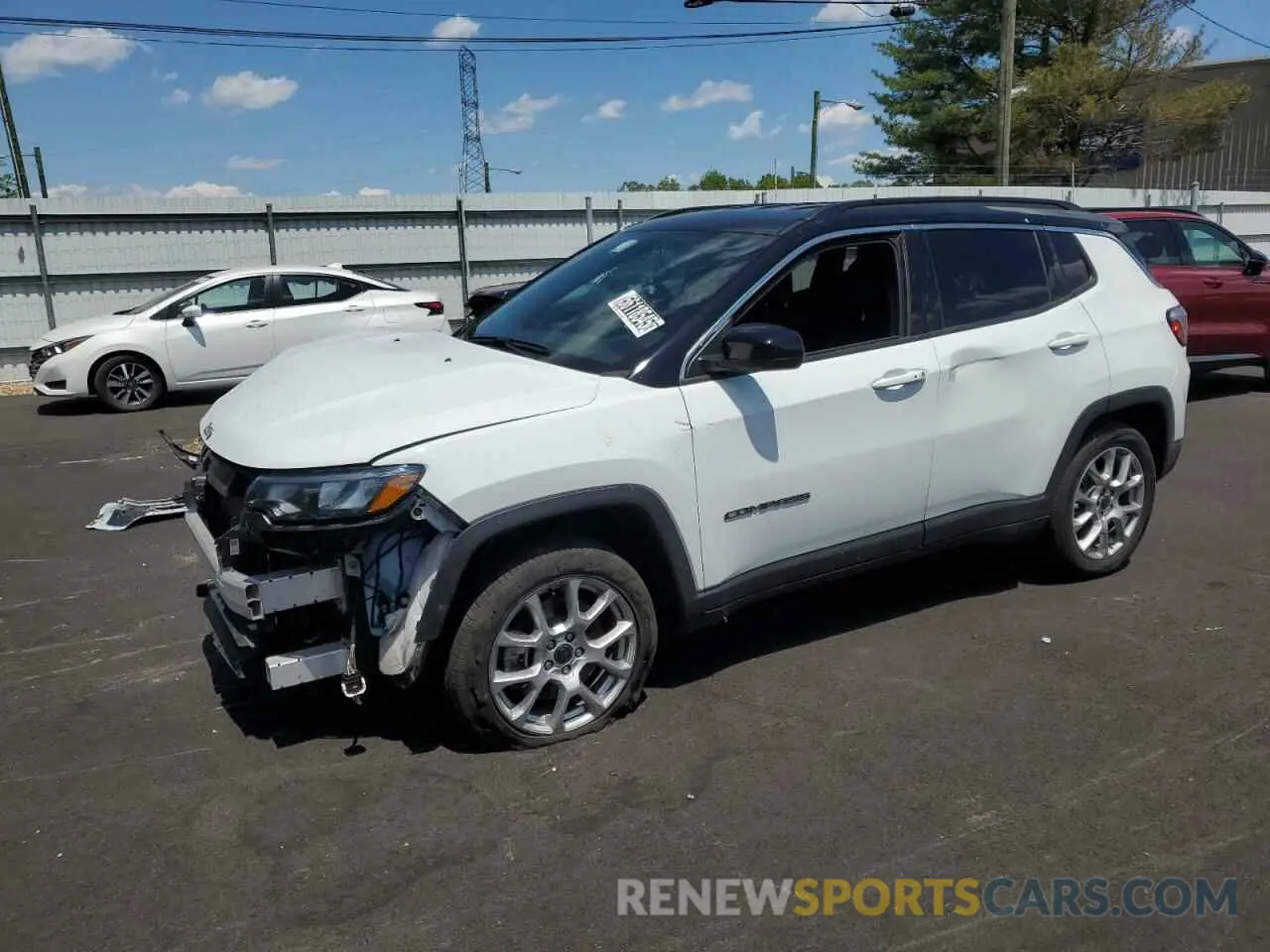 1 Photograph of a damaged car 3C4NJDCN4ST513226 JEEP COMPASS 2025