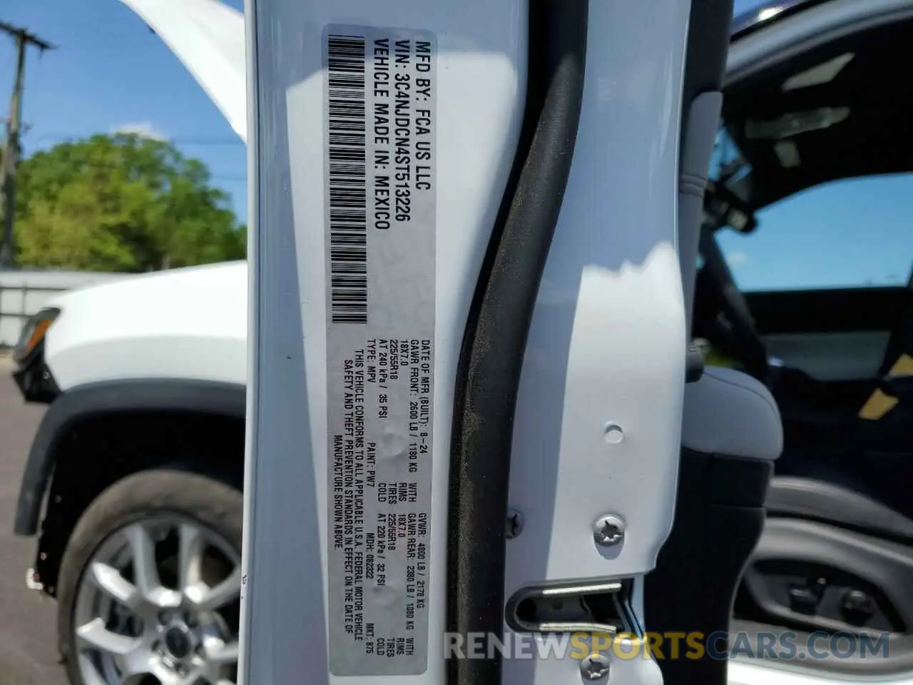 14 Photograph of a damaged car 3C4NJDCN4ST513226 JEEP COMPASS 2025