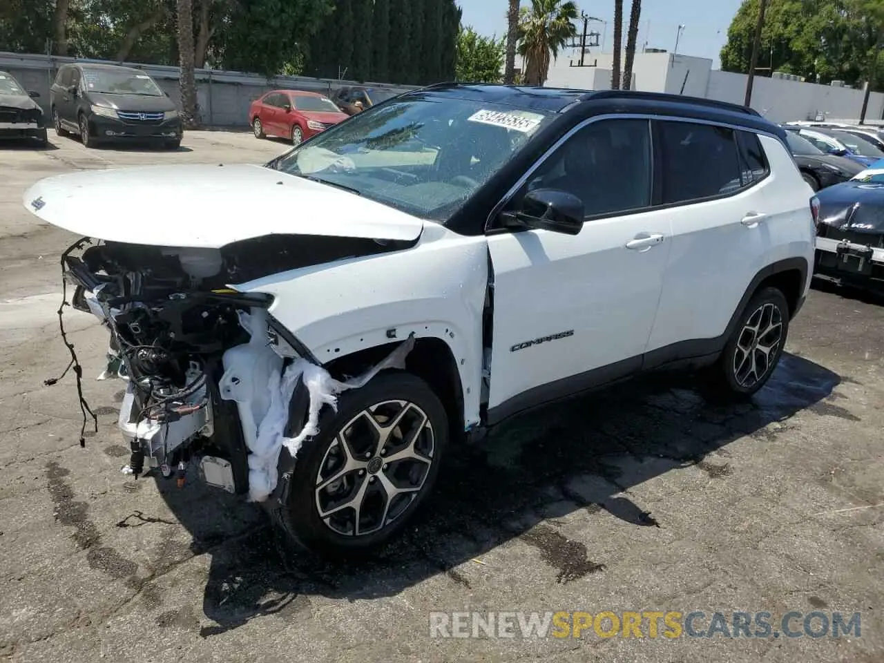 1 Photograph of a damaged car 3C4NJDCN4ST584717 JEEP COMPASS 2025