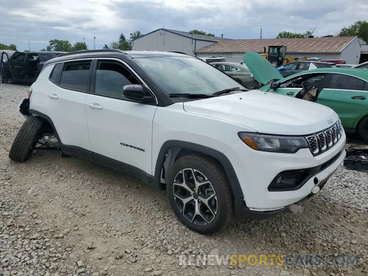4 Photograph of a damaged car 3C4NJDCN5ST526860 JEEP COMPASS 2025
