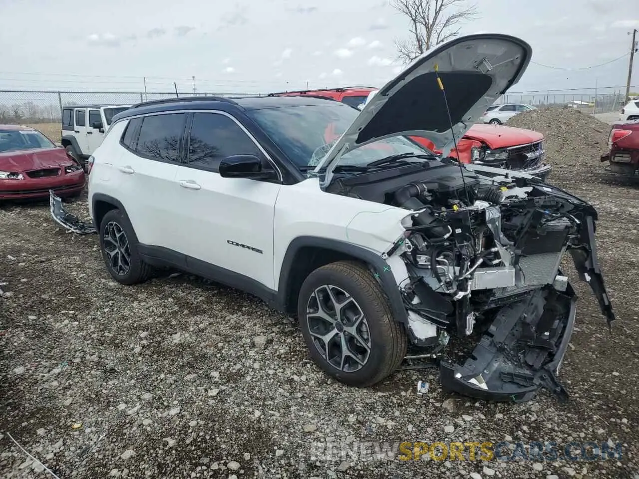 4 Photograph of a damaged car 3C4NJDCN5ST535008 JEEP COMPASS 2025