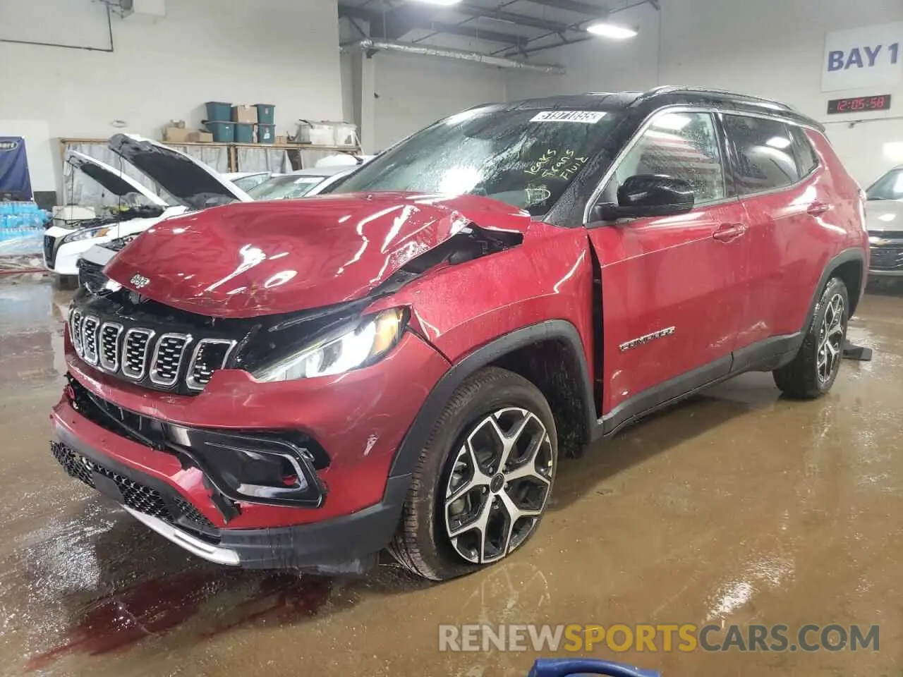 1 Photograph of a damaged car 3C4NJDCN5ST565528 JEEP COMPASS 2025