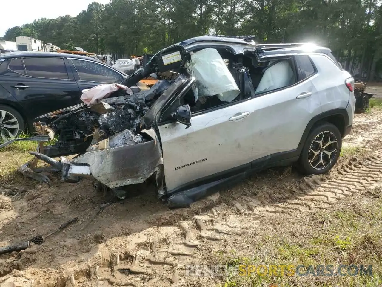 1 Photograph of a damaged car 3C4NJDCN6ST509811 JEEP COMPASS 2025