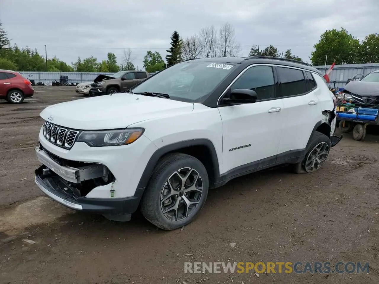 1 Photograph of a damaged car 3C4NJDCN7ST511874 JEEP COMPASS 2025