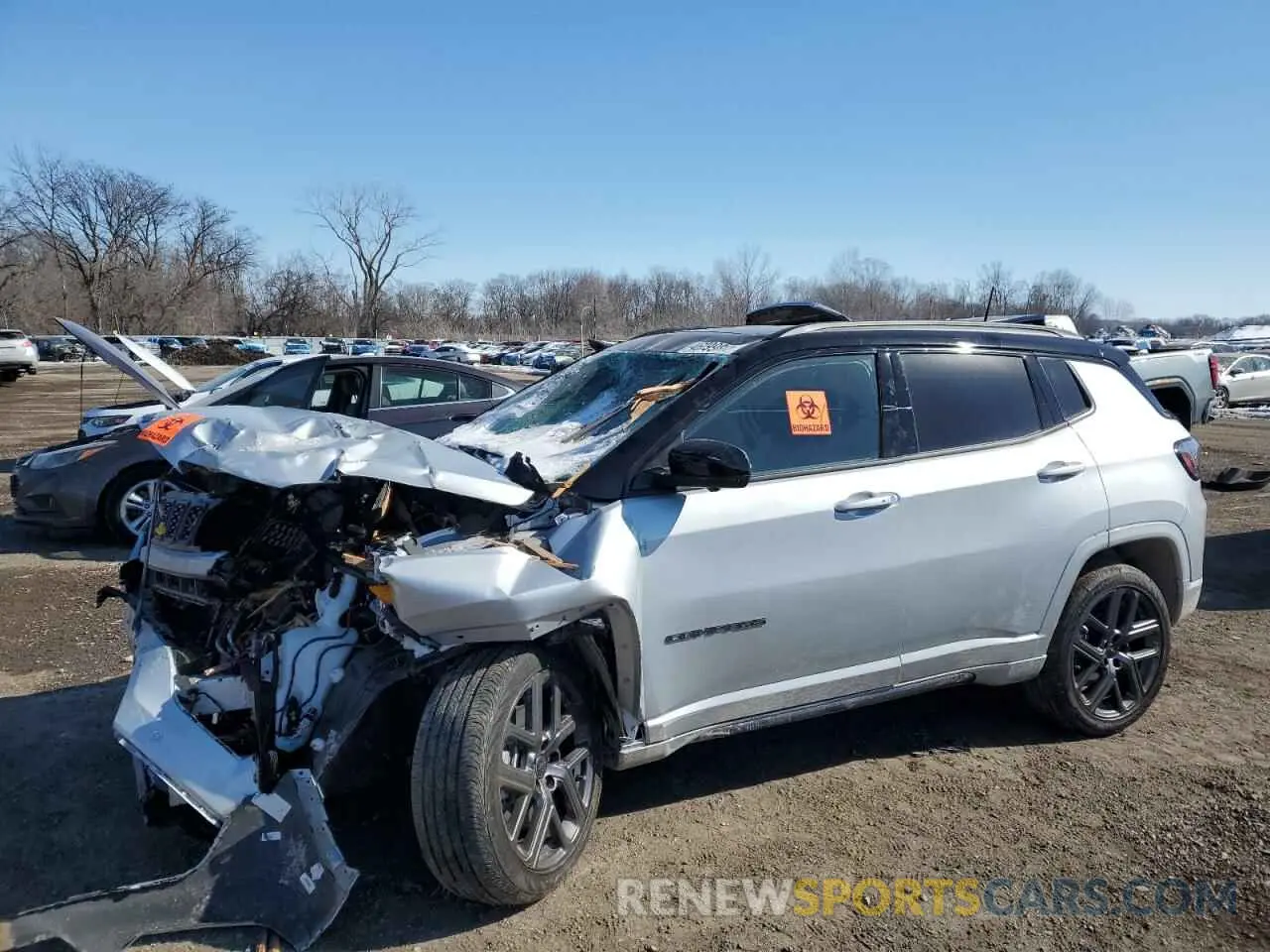 1 Photograph of a damaged car 3C4NJDCN7ST542252 JEEP COMPASS 2025
