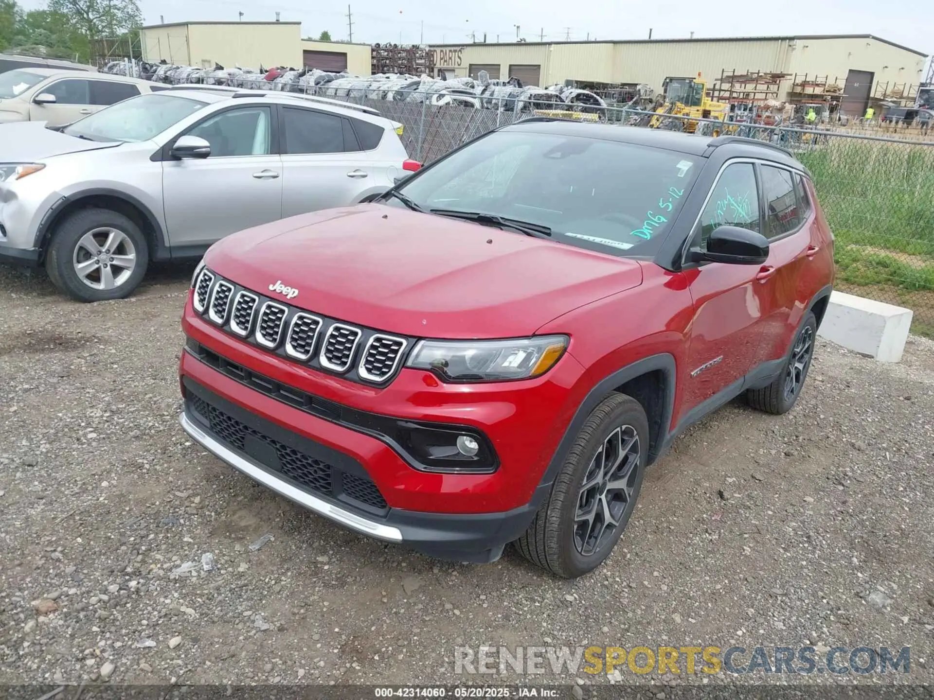 2 Photograph of a damaged car 3C4NJDCN7ST545247 JEEP COMPASS 2025