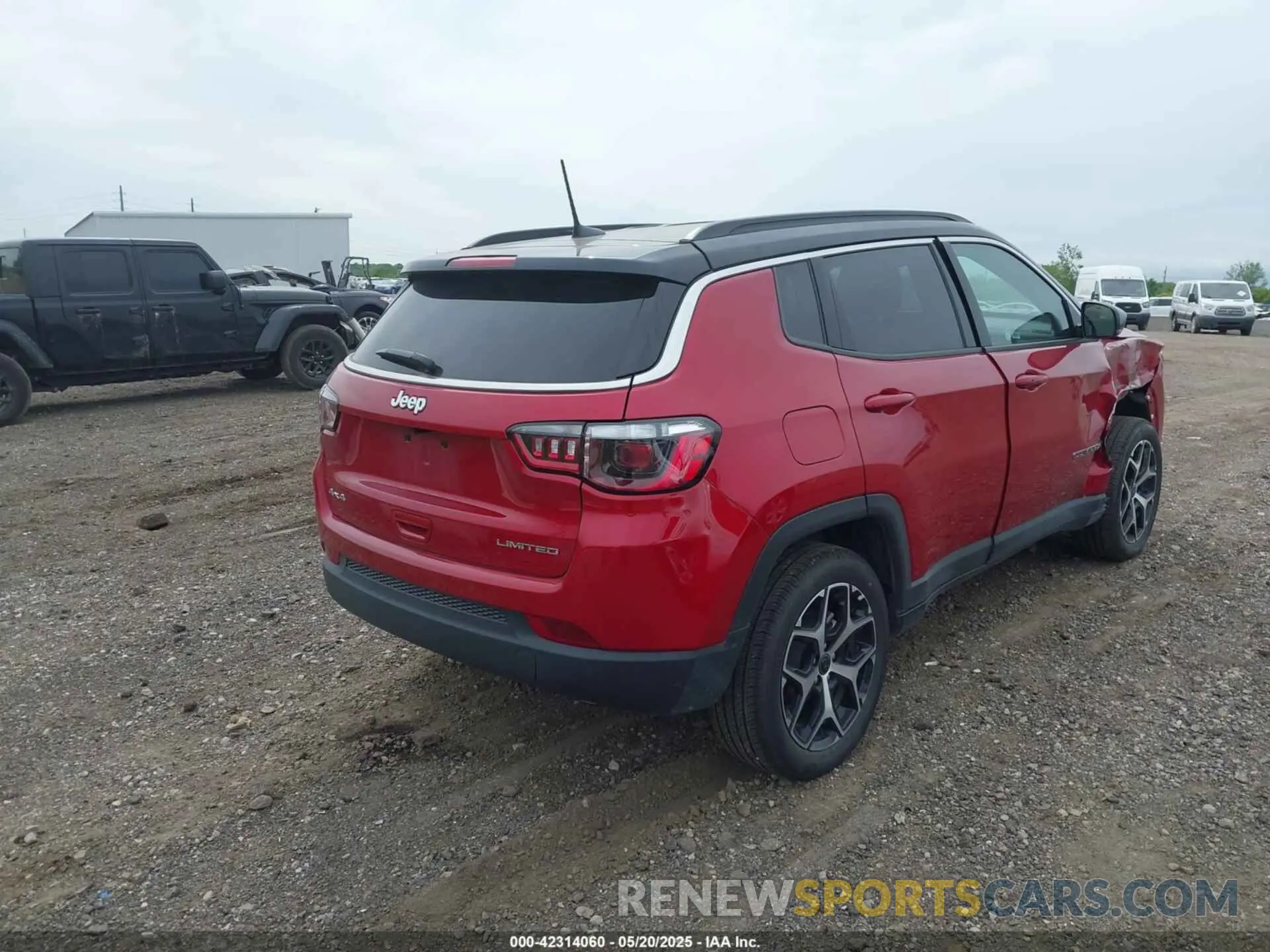4 Photograph of a damaged car 3C4NJDCN7ST545247 JEEP COMPASS 2025
