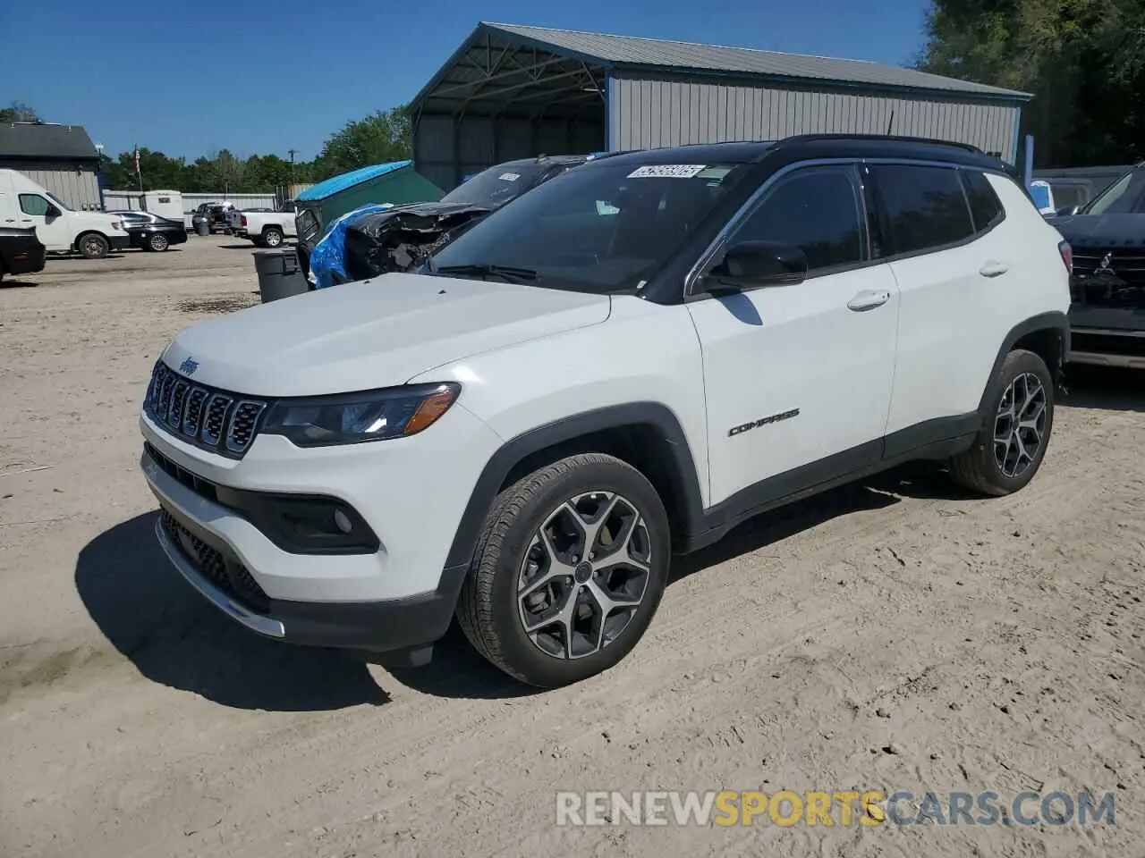 1 Photograph of a damaged car 3C4NJDCN9ST521483 JEEP COMPASS 2025