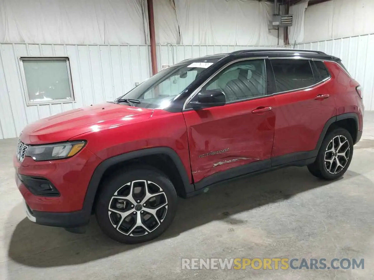 1 Photograph of a damaged car 3C4NJDCN9ST522844 JEEP COMPASS 2025
