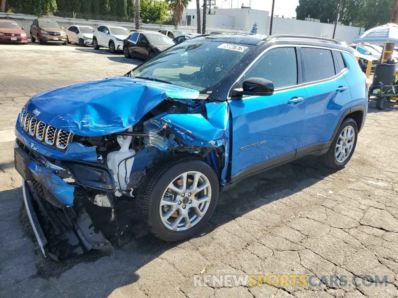 1 Photograph of a damaged car 3C4NJDCNXST514428 JEEP COMPASS 2025