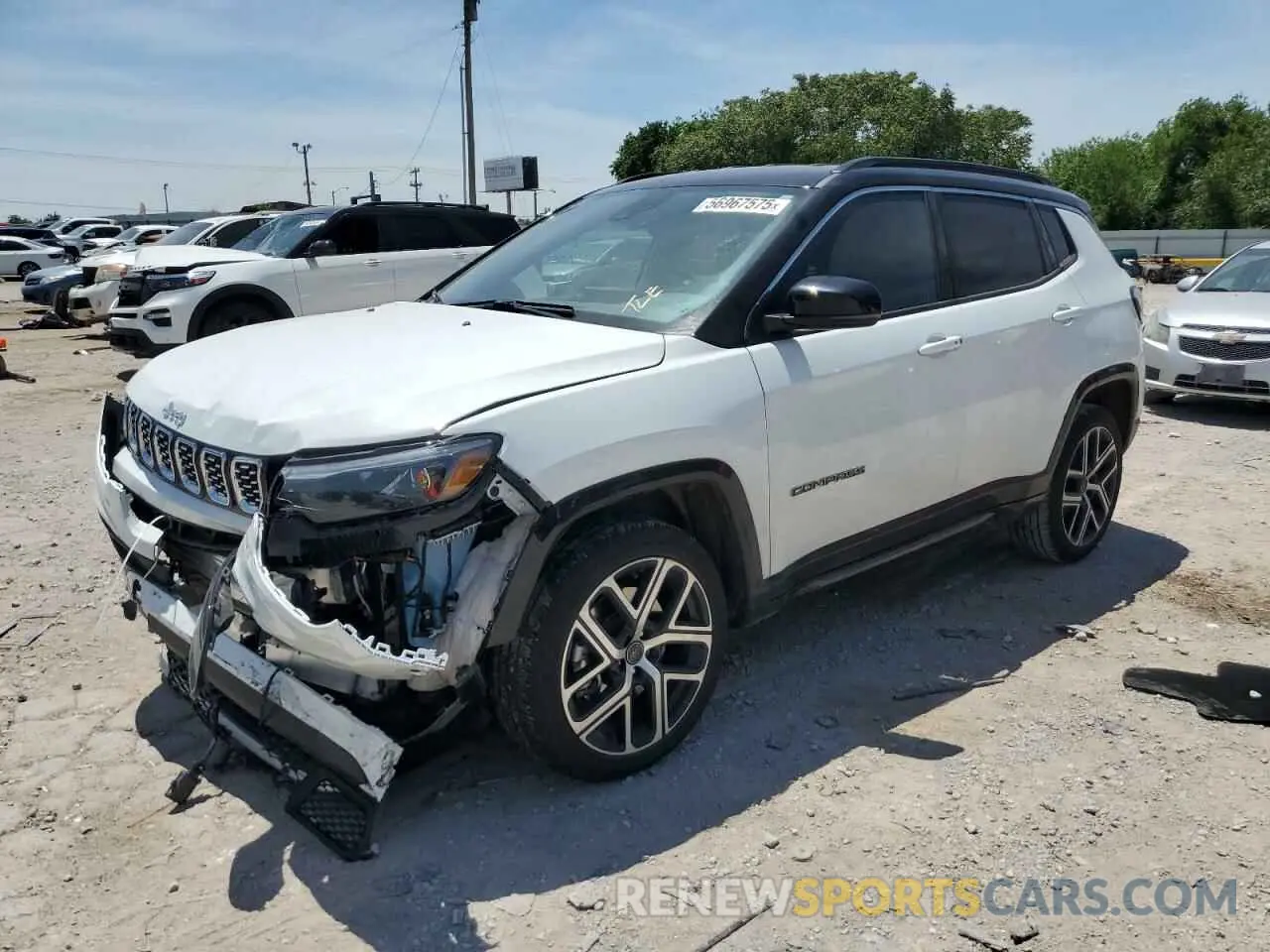 1 Photograph of a damaged car 3C4NJDCNXST540995 JEEP COMPASS 2025