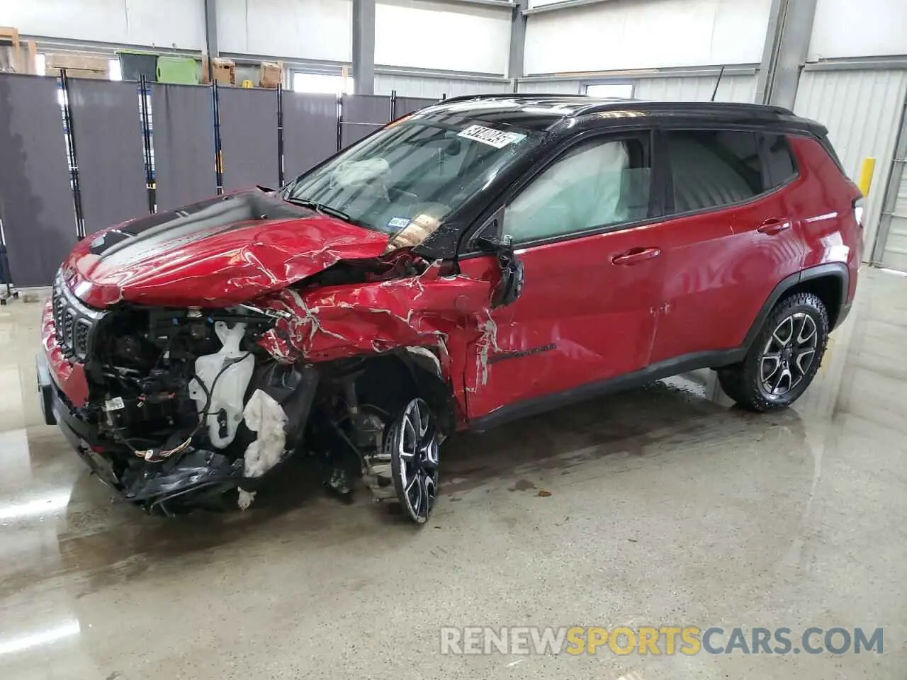 1 Photograph of a damaged car 3C4NJDDN3ST523745 JEEP COMPASS 2025