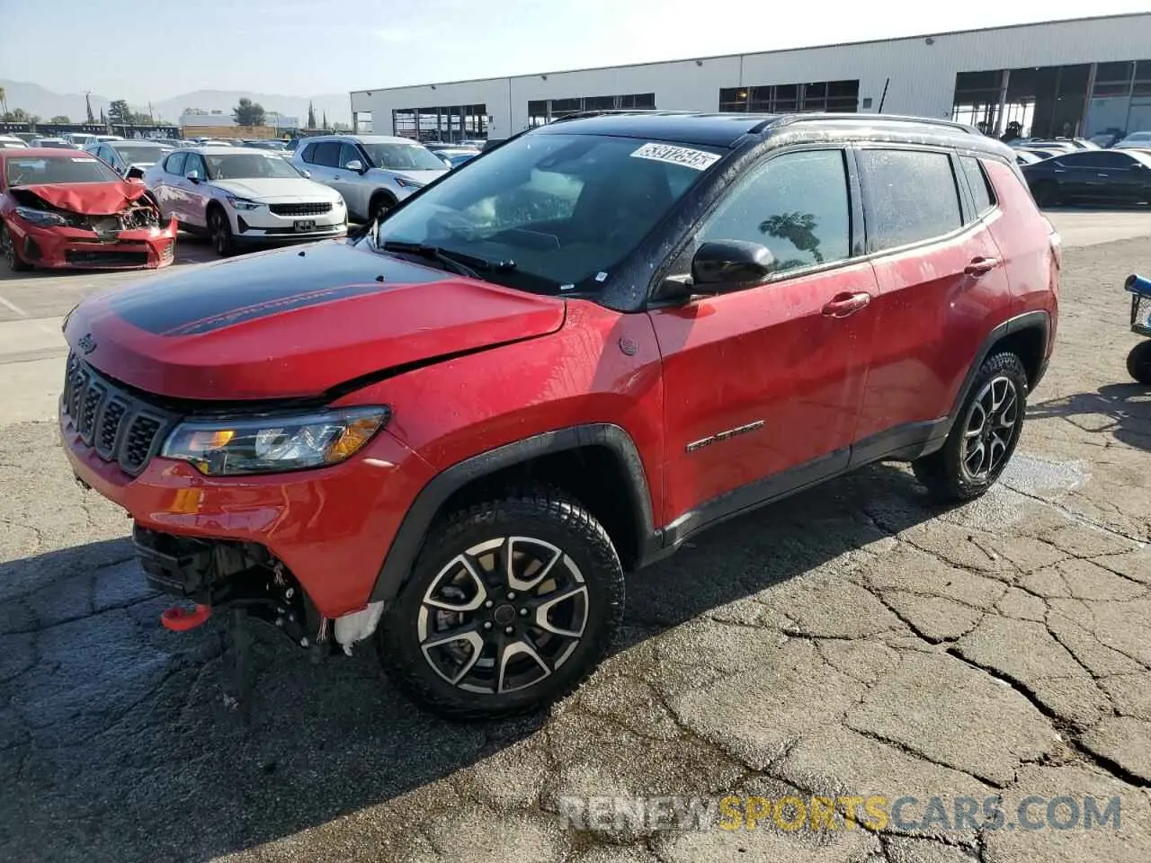 1 Photograph of a damaged car 3C4NJDDN5ST533306 JEEP COMPASS 2025