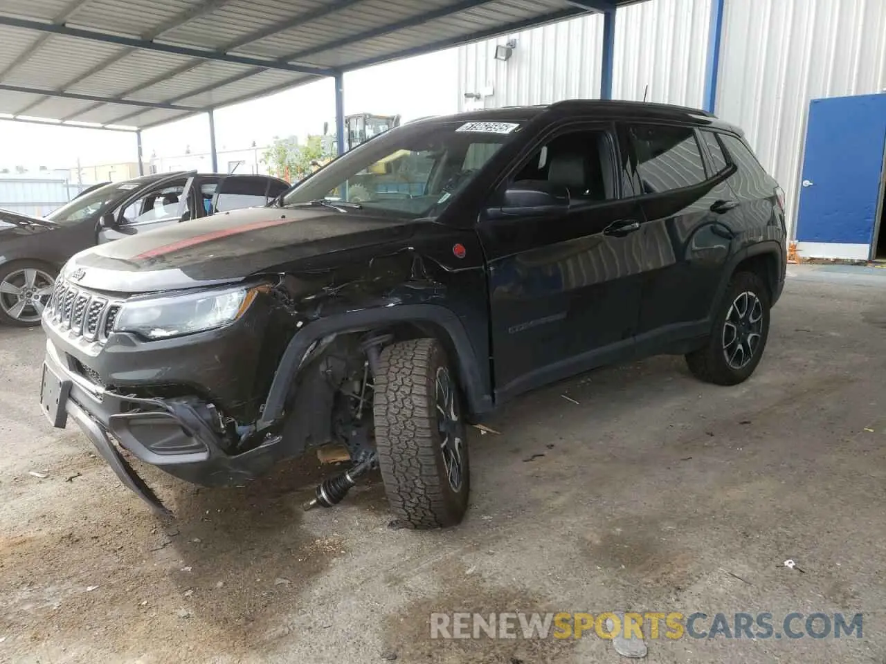 1 Photograph of a damaged car 3C4NJDDN5ST549599 JEEP COMPASS 2025