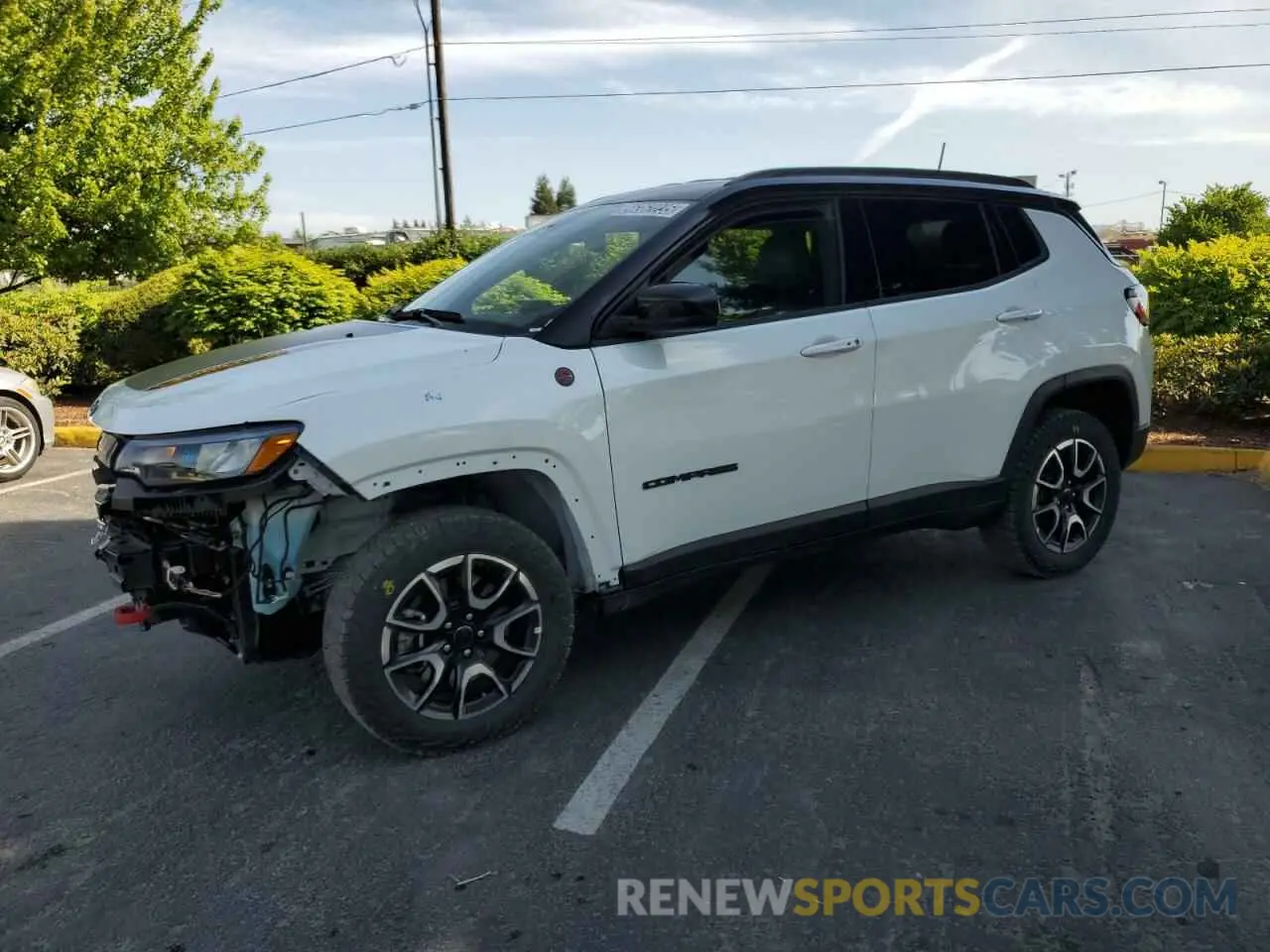1 Photograph of a damaged car 3C4NJDDNXST519157 JEEP COMPASS 2025