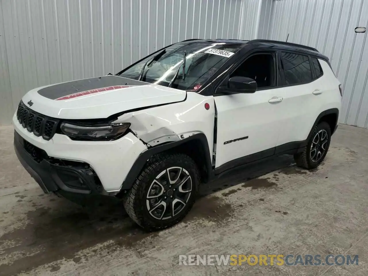 1 Photograph of a damaged car 3C4NJDDNXST564549 JEEP COMPASS 2025