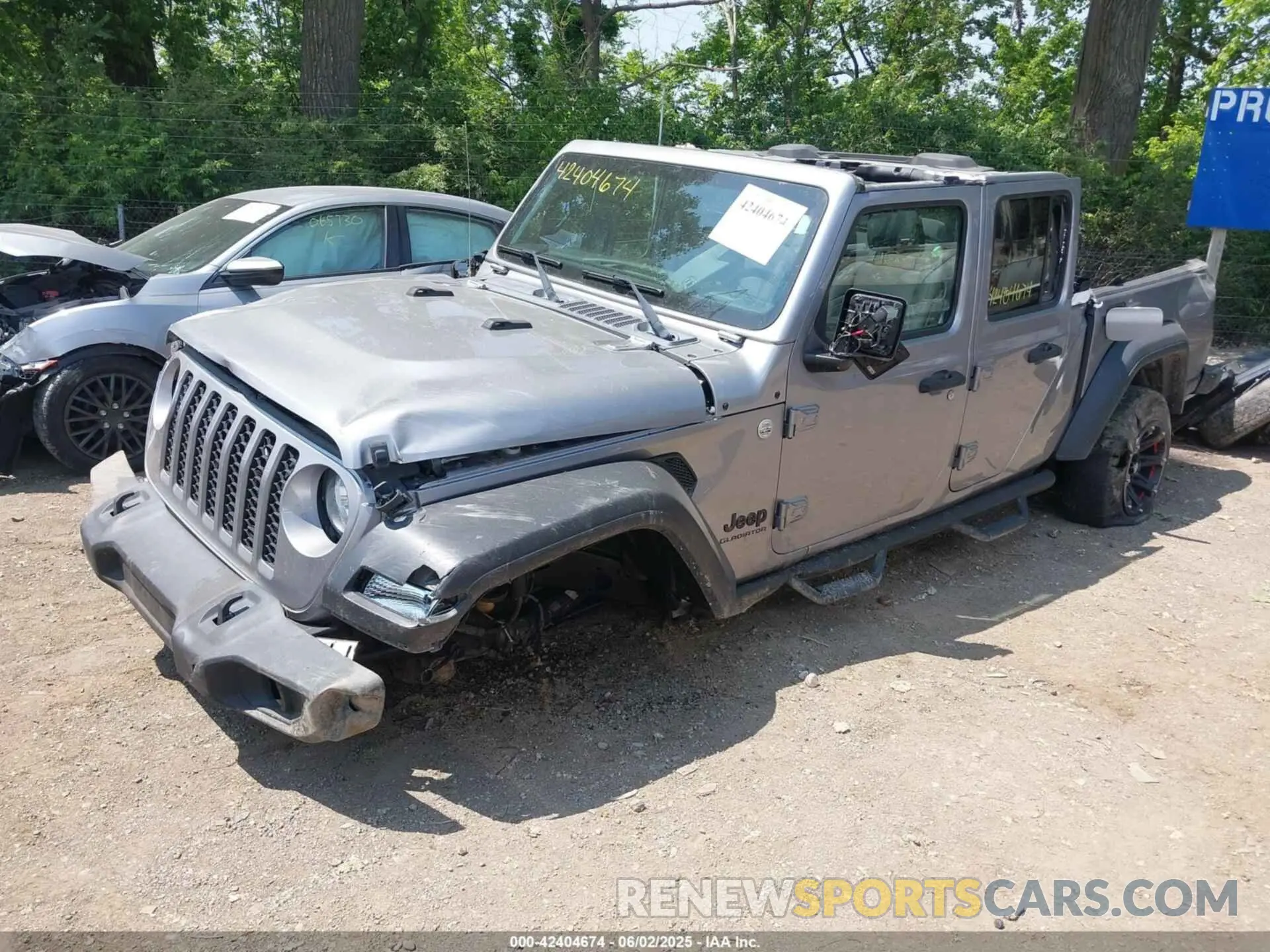 6 Photograph of a damaged car 1C6HJTAG1LL112961 JEEP GLADIATOR 2020