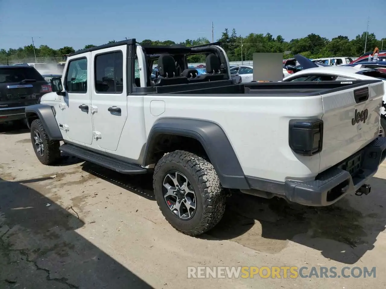2 Photograph of a damaged car 1C6HJTAG1LL147810 JEEP GLADIATOR 2020