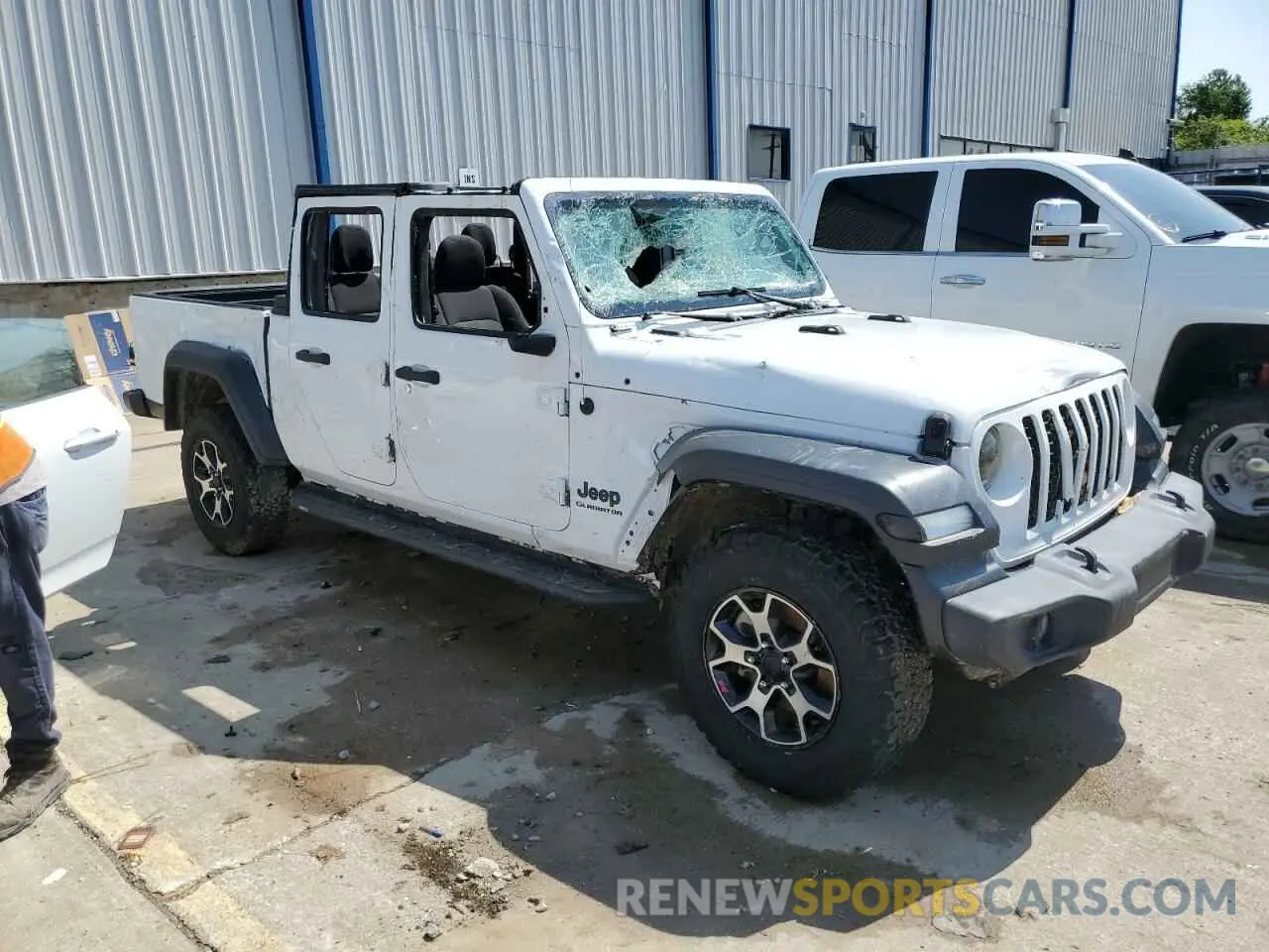 4 Photograph of a damaged car 1C6HJTAG1LL147810 JEEP GLADIATOR 2020