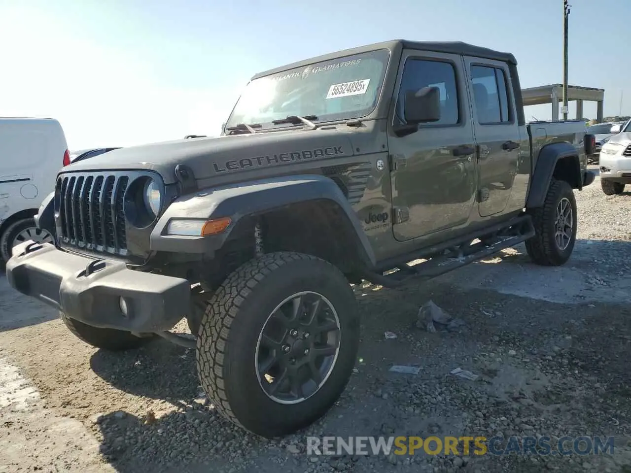 1 Photograph of a damaged car 1C6HJTAG1LL168818 JEEP GLADIATOR 2020